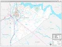 Prince George, Va Carrier Route Wall Map